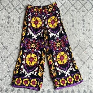 Haute Hippie Multicolor Floral Pants